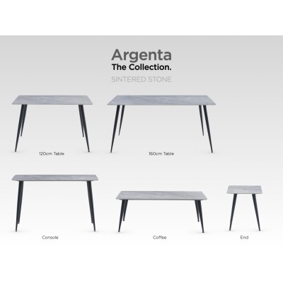 Argenta Coffee Table - Sintered Stone/Bl | Murphy Furniture