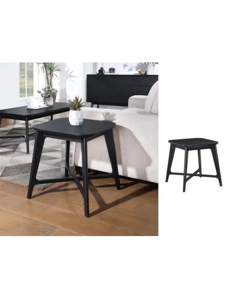 Carrington Lamp Table - Black | Murphy Furniture