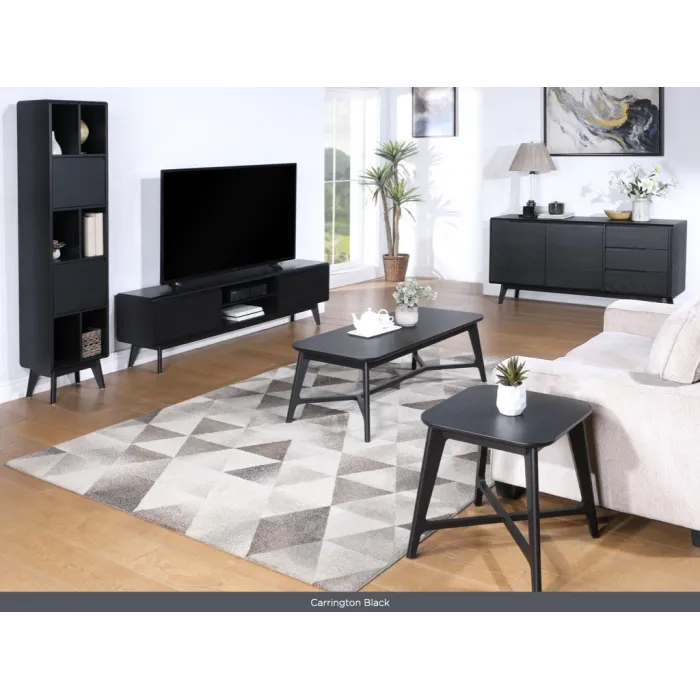 Carrington Lamp Table - Black | Murphy Furniture