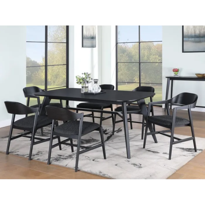 Carrington 180cm Dining Table - Black | Murphy Furniture