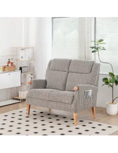 Lisbon 2 Seater Sofa - Latte | Murphy Furniture