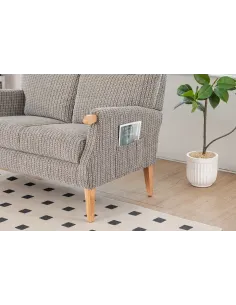 Lisbon 2 Seater Sofa - Latte | Murphy Furniture 2