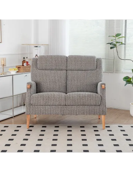 Lisbon 2 Seater Sofa - Latte | Murphy Furniture