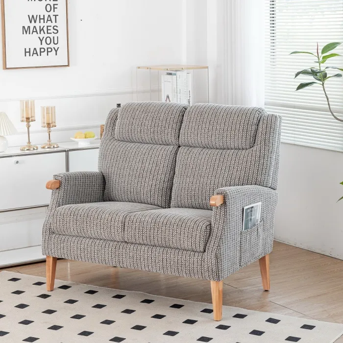 Lisbon 2 Seater Sofa - Latte | Murphy Furniture