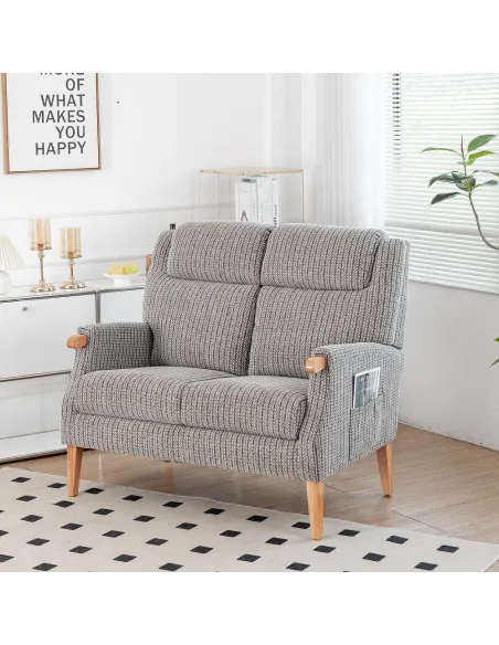Lisbon 2 Seater Sofa - Latte | Murphy Furniture
