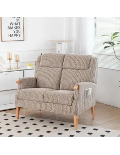 Lisbon 2 Seater Sofa - Natural | Murphy Furniture
