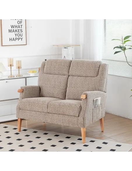 Lisbon 2 Seater Sofa - Natural | Murphy Furniture