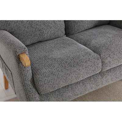 Lisbon 2 Seater Sofa - Steel Blue | Murphy Furniture