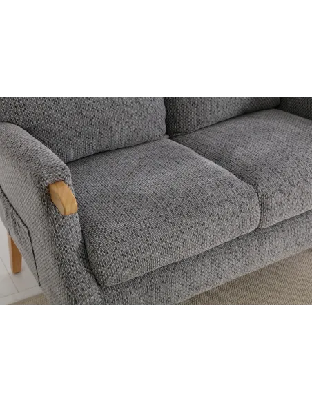 Lisbon 2 Seater Sofa - Steel Blue | Murphy Furniture