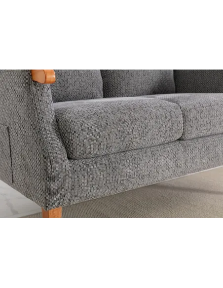 Lisbon 2 Seater Sofa - Steel Blue | Murphy Furniture