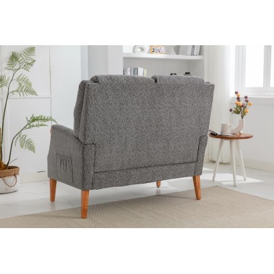 Lisbon 2 Seater Sofa - Steel Blue | Murphy Furniture