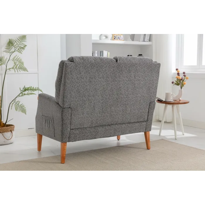Lisbon 2 Seater Sofa - Steel Blue | Murphy Furniture
