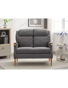 Lisbon 2 Seater Sofa - Grey | Murphy Furniture 2