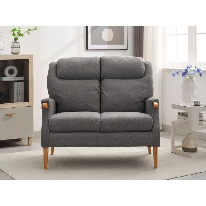 Lisbon 2 Seater Sofa - Grey | Murphy Furniture