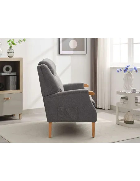 Lisbon 2 Seater Sofa - Grey | Murphy Furniture