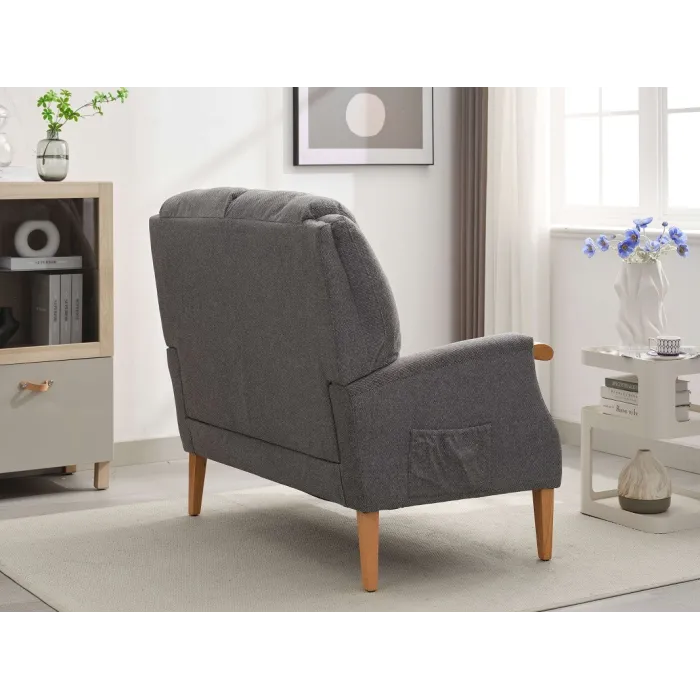 Lisbon 2 Seater Sofa - Grey | Murphy Furniture