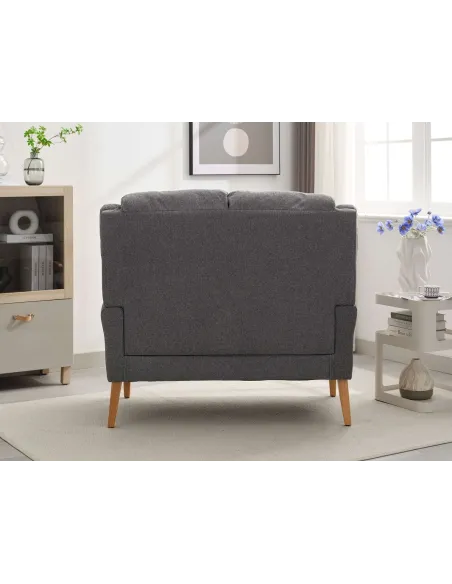 Lisbon 2 Seater Sofa - Grey | Murphy Furniture