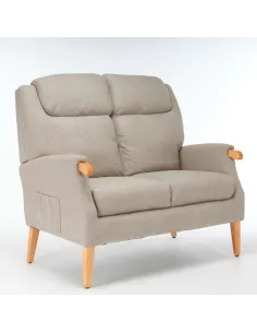 Lisbon 2 Seater Sofa - Taupe | Murphy Furniture 2