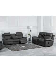 Huntington 3+2 Sofa Set - Dark Grey | Murphy Furniture