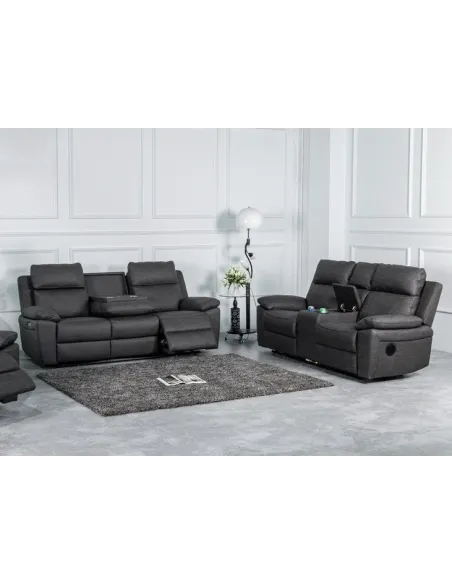 Huntington 3+2 Sofa Set - Dark Grey | Murphy Furniture