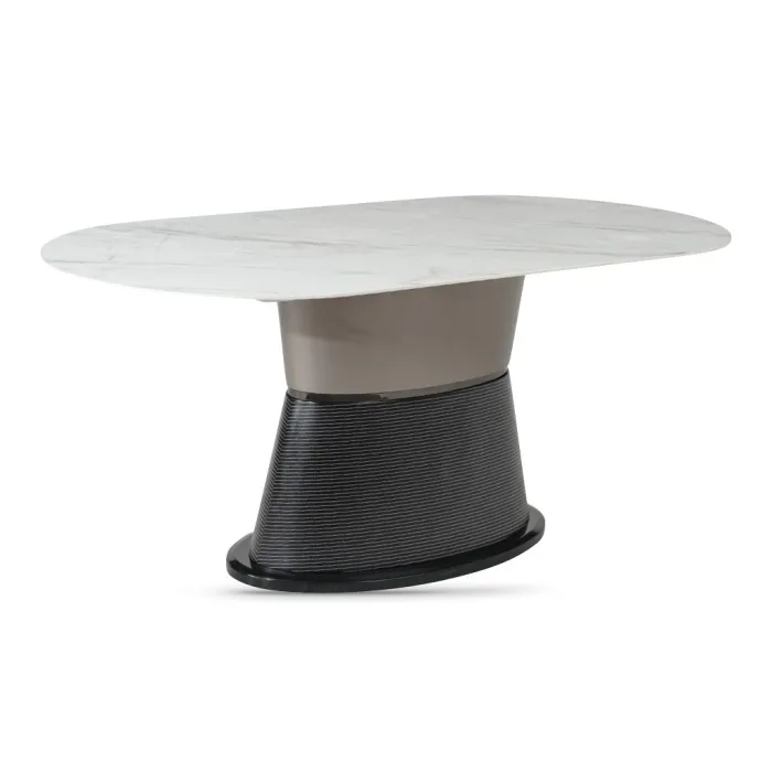 Portofino Dining Set - Sintered Stone/Wh | Murphy Furniture