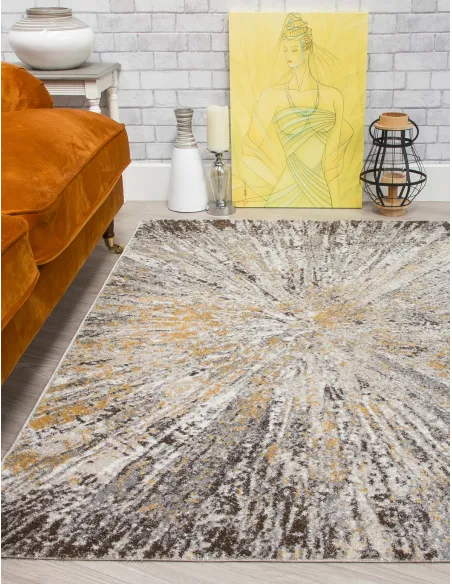 Sarina Stellar Ochre Rug - Various Sizes | Murphy Furniture