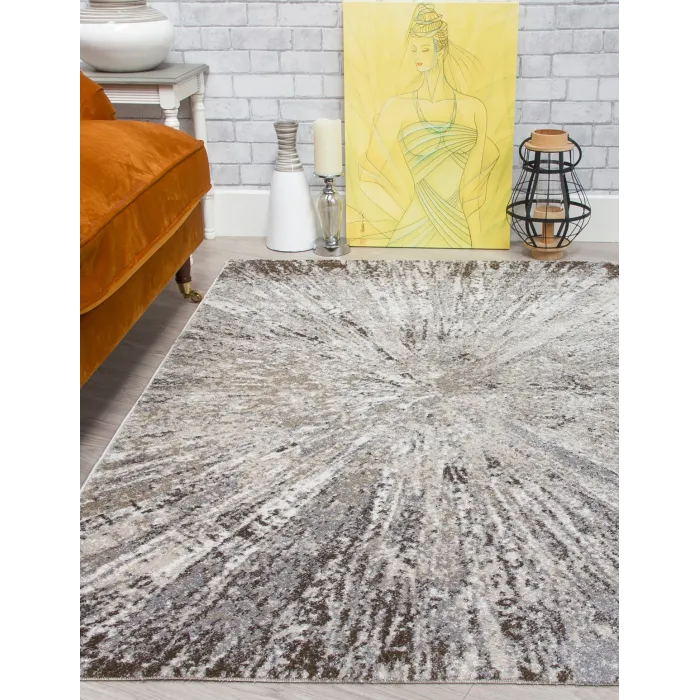 Sarina Stellar Greige Rug - Various Sizes | Murphy Furniture
