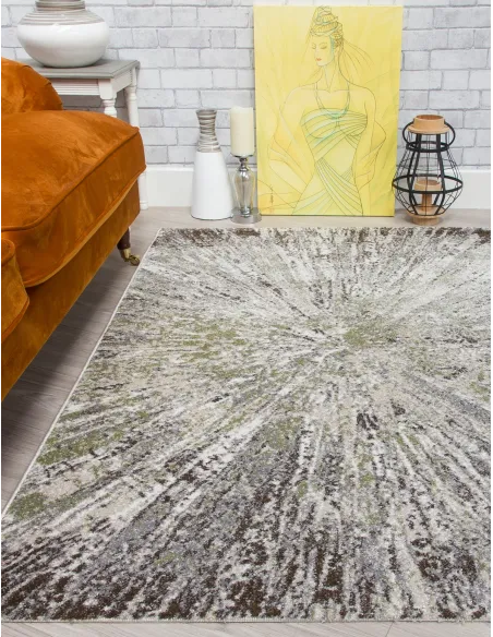 Sarina Stellar Green Rug - Various Sizes | Murphy Furniture