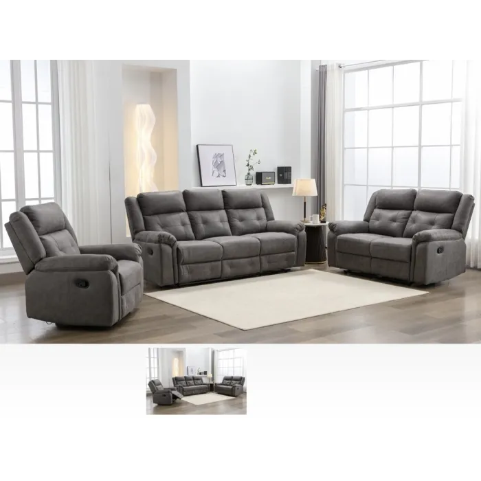Berkeley Recliner Armchair - Dark Grey | Murphy Furniture