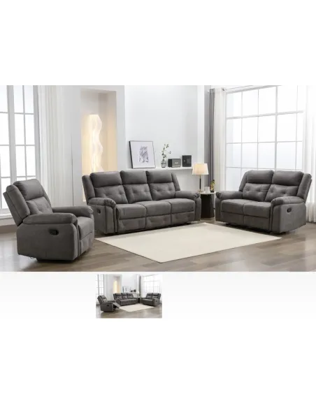 Berkeley Recliner Armchair - Dark Grey | Murphy Furniture