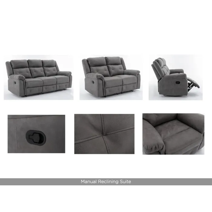 Berkeley Recliner Armchair - Dark Grey | Murphy Furniture