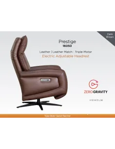 Prestige Swivel Armchair - Dark Brown | Murphy Furniture 2