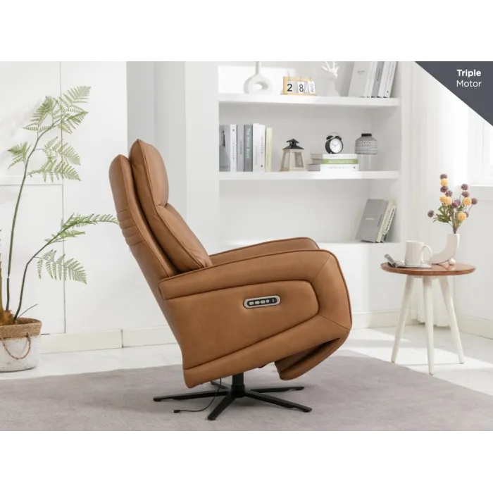 Prestige Swivel Armchair - Camel | Murphy Furniture