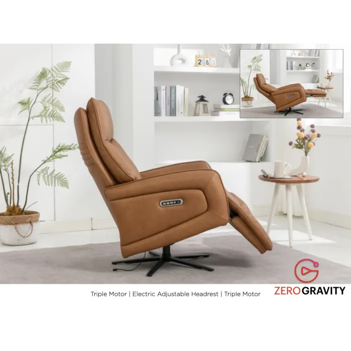 Prestige Swivel Armchair - Camel | Murphy Furniture