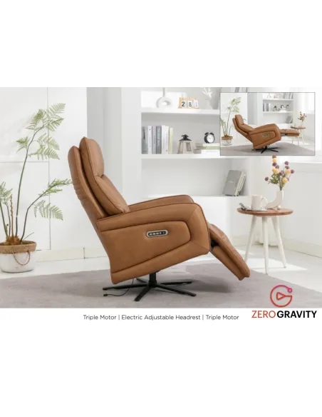 Prestige Swivel Armchair - Camel | Murphy Furniture