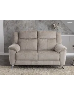 Monroe Fixed 2 Seater Sofa - Fossil | Murphy Furniture