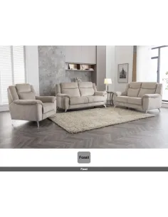 Monroe Fixed 2 Seater Sofa - Fossil | Murphy Furniture 2