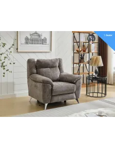 Monroe Electric Recliner Armchair - Stone | Murphy Furniture