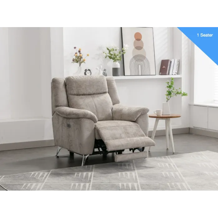 Monroe Electric Recliner 3+1+1 Sofa Set | Murphy Furniture