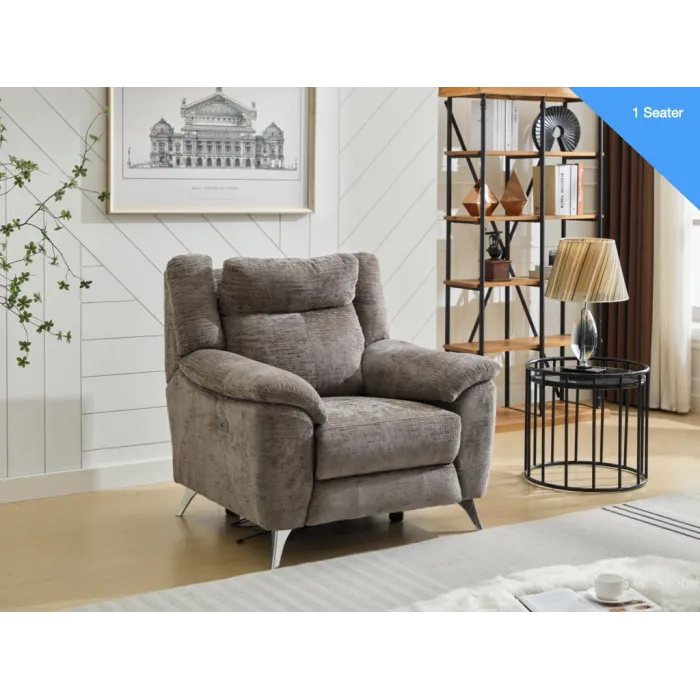 Monroe Electric Recliner 3+1+1 Sofa Set | Murphy Furniture
