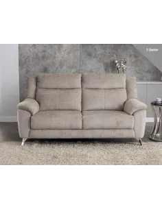 Monroe Fixed 3+1+1 Sofa Set - Fossil | Murphy Furniture