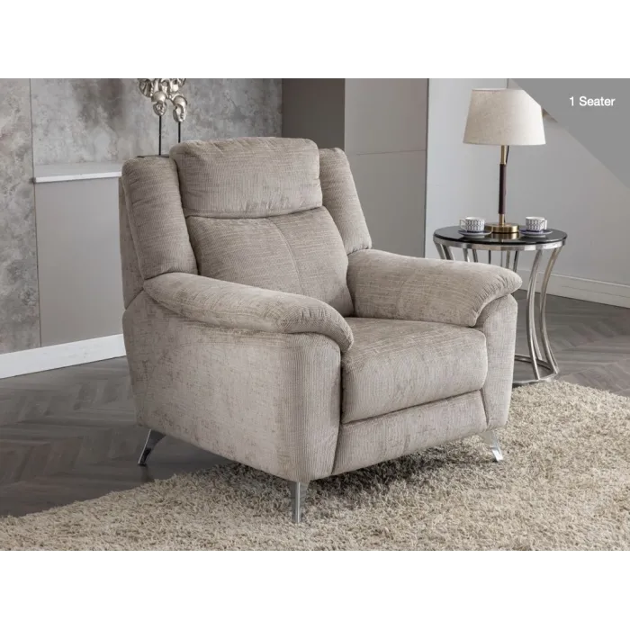 Monroe Fixed 3+1+1 Sofa Set - Fossil | Murphy Furniture