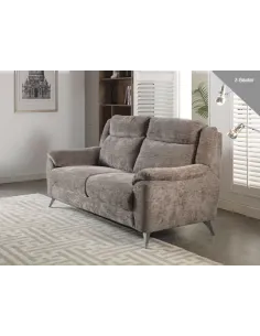 Monroe Fixed 3+1+1 Sofa Set - Stone | Murphy Furniture