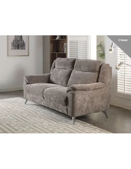 Monroe Fixed 3+1+1 Sofa Set - Stone | Murphy Furniture