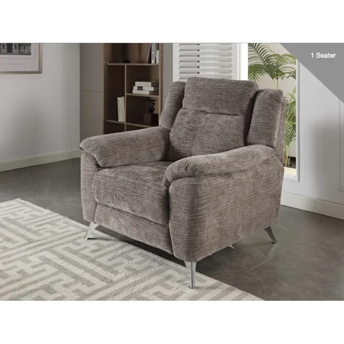 Monroe Fixed 3+1+1 Sofa Set - Stone | Murphy Furniture