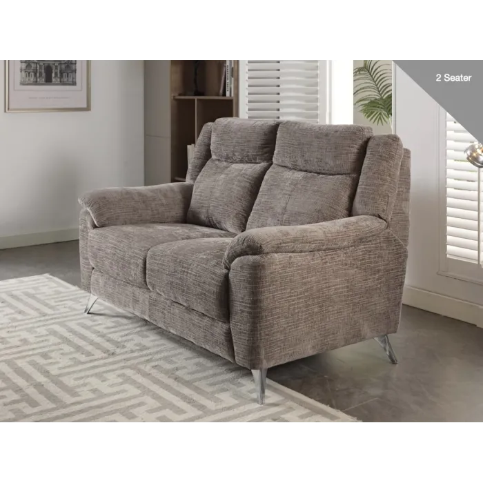 Monroe Fixed 3+2 Sofa Set - Stone | Murphy Furniture