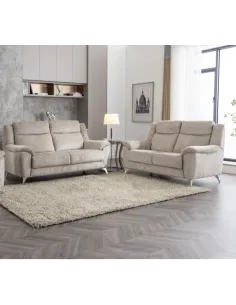 Monroe Fixed 3+2 Sofa Set - Fossil | Murphy Furniture