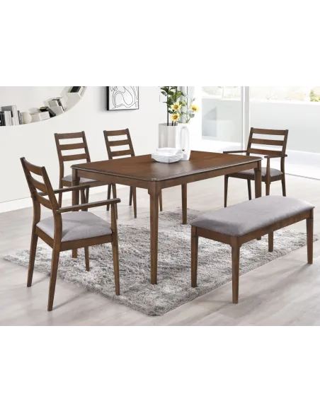 Orlando 150cm Dining Set - Walnut | Murphy Furniture