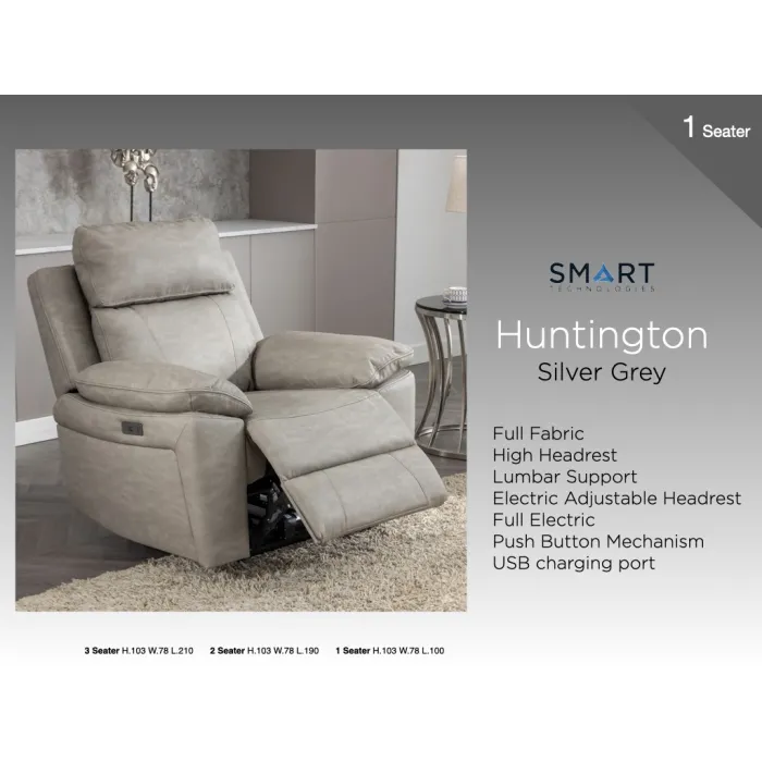 Huntington Electric Recliner Armchair - | Murphy Furniture