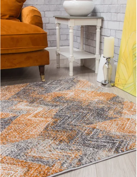 Ardenne Chevy Pumpkin Rug - Various Sizes | Murphy Furniture